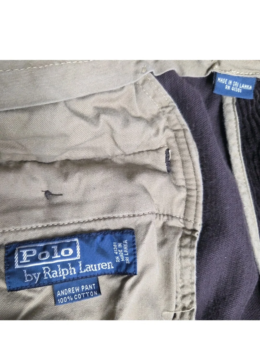 Vtg Polo Ralph Lauren Corduroy Andrew Pant Trouser *34×30 Brown Dark Academia